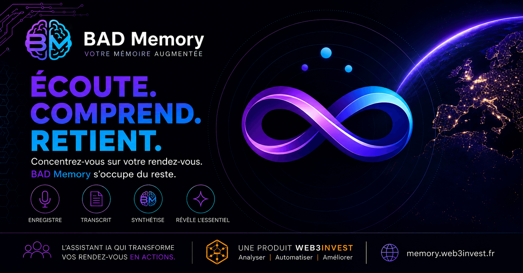 BAD Memory — écoute, comprend, retient